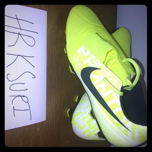 Nike Phantom VNM Elite Soccer Cleats Volt/Obsidian